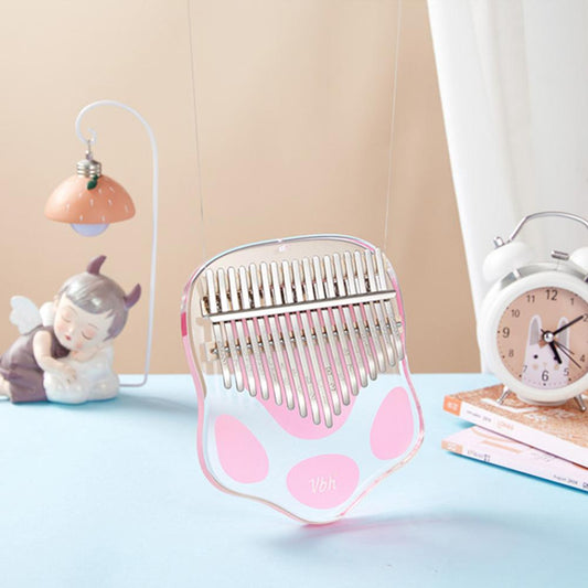 Kawaii Cat Paw Transparent Kalimba