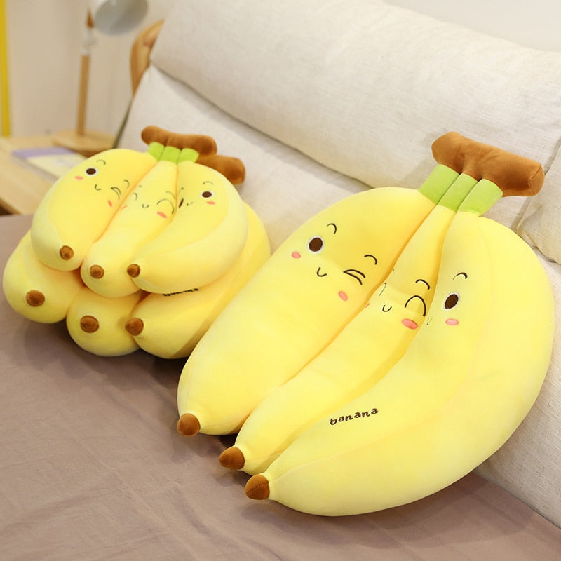 Kawaii Banana Bunch Plushies