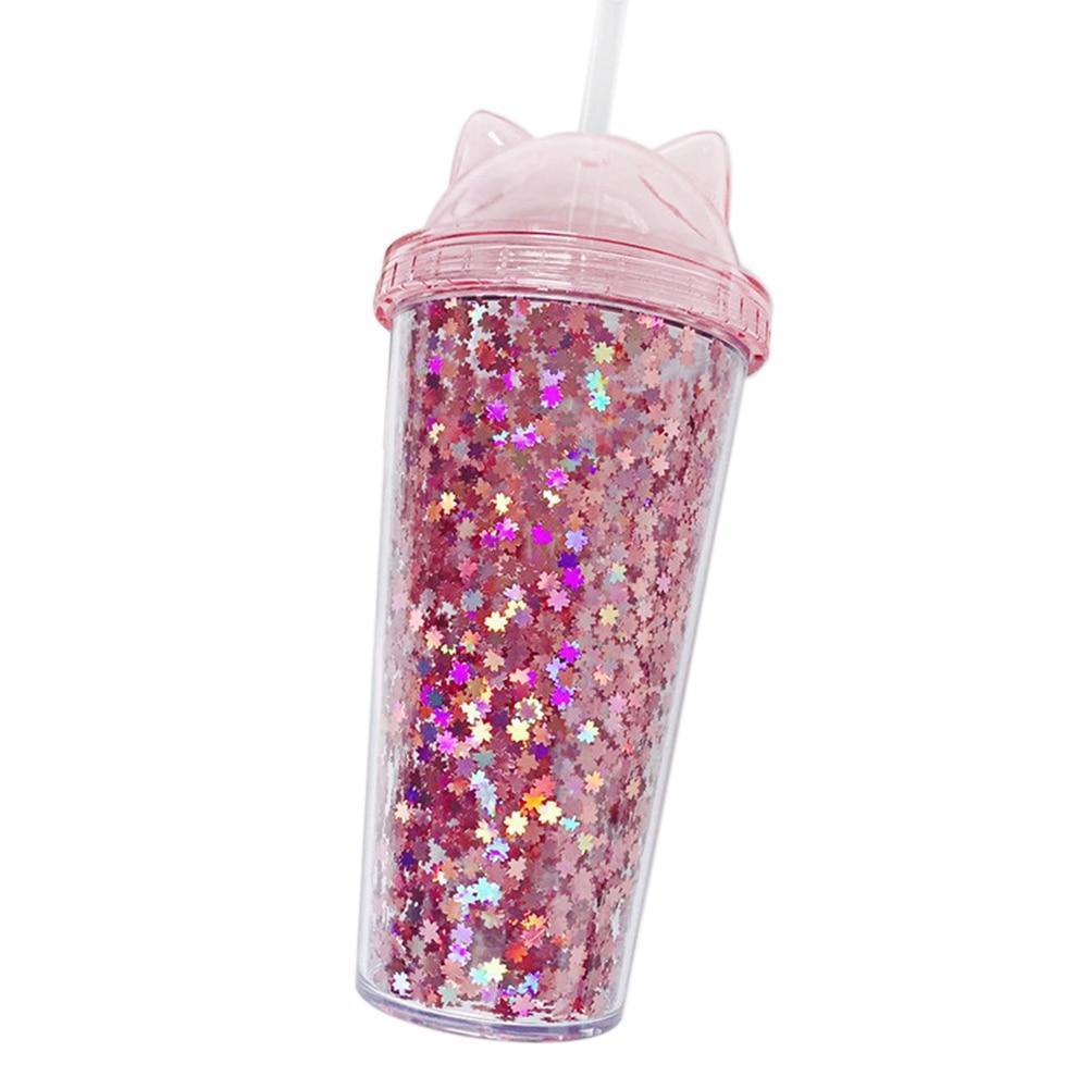 Kawaii PInk Cat Drink Cup