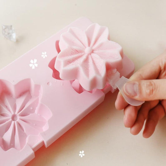 Kawaii Cherry Blossom Popsicle Mold
