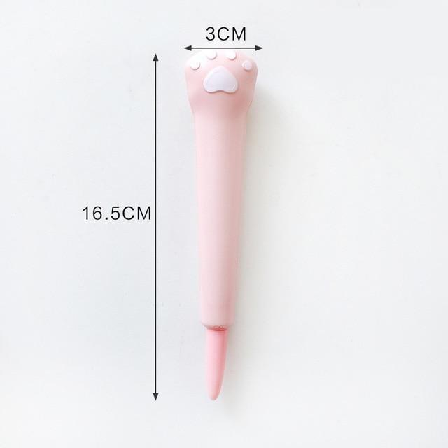Kawaii Pink Paw Gel Pen