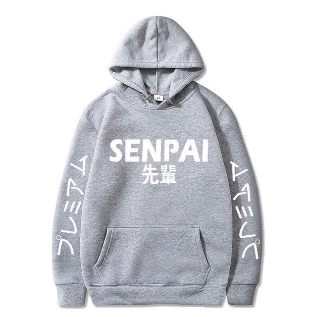 Grey Senpai Hoodie