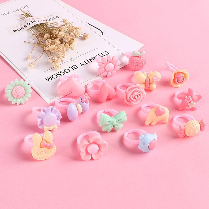 Kawaii Mixed Rings Pack