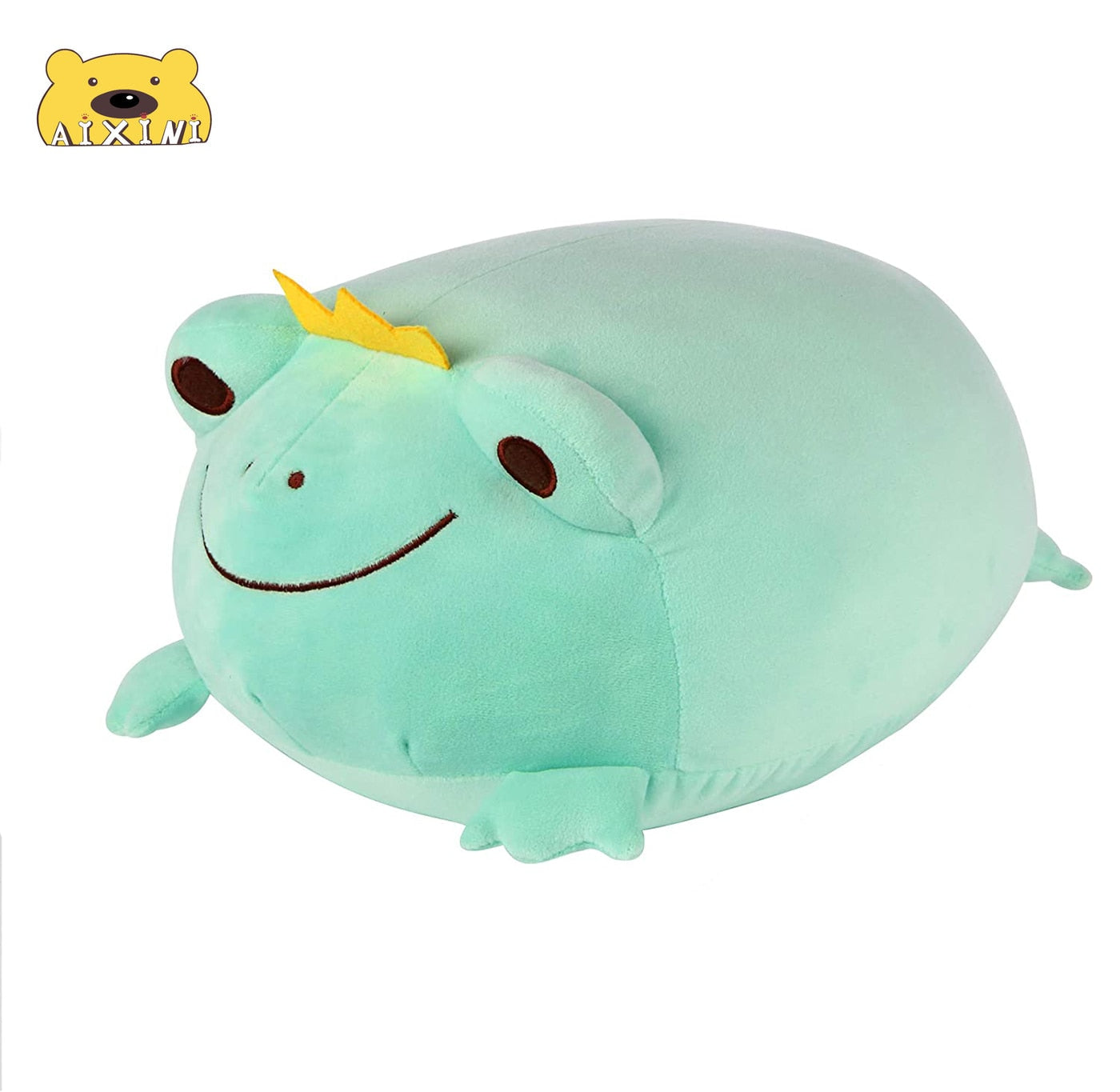 Kawaii Green Frog Prince Plushie