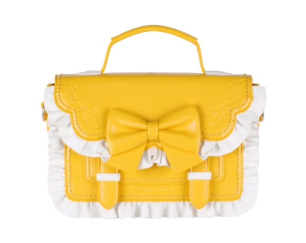 Kawaii Yellow Sweet Lolita Bowknot Bag