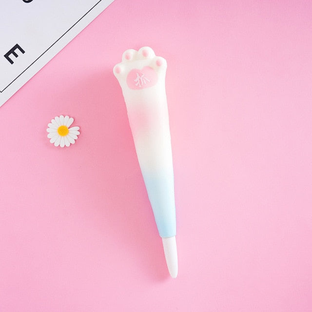 Kawaii Cat Paw Squishy Gel Pen