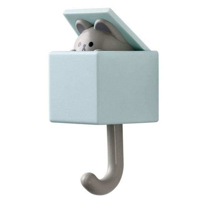 Kawaii Blue Cat Hanger Hook