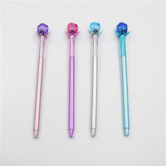 Kawaii Crystal Flower Gel Pens