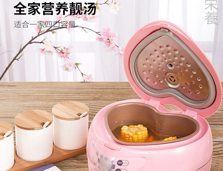 Kawaii Pink Heart Shaped Rice Cooker