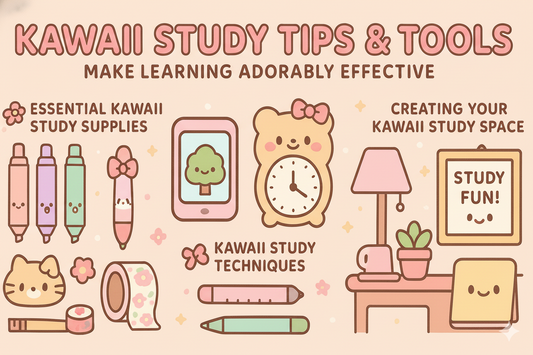 Kawaii Study Tips & Tools - Make Learning Adorably Effective
