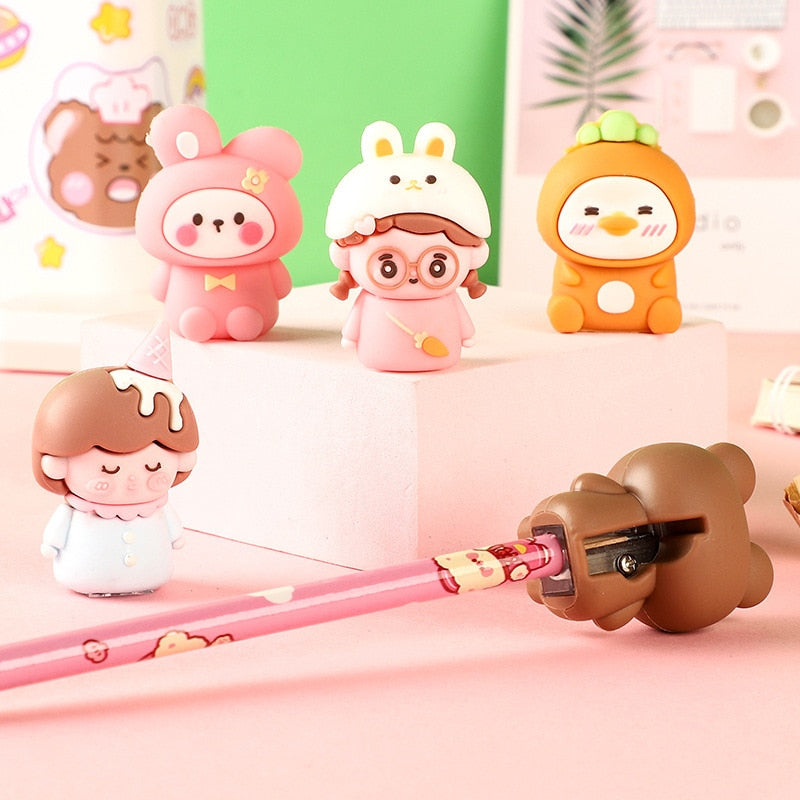 Kawaii Erasers & Pencil Sharpeners