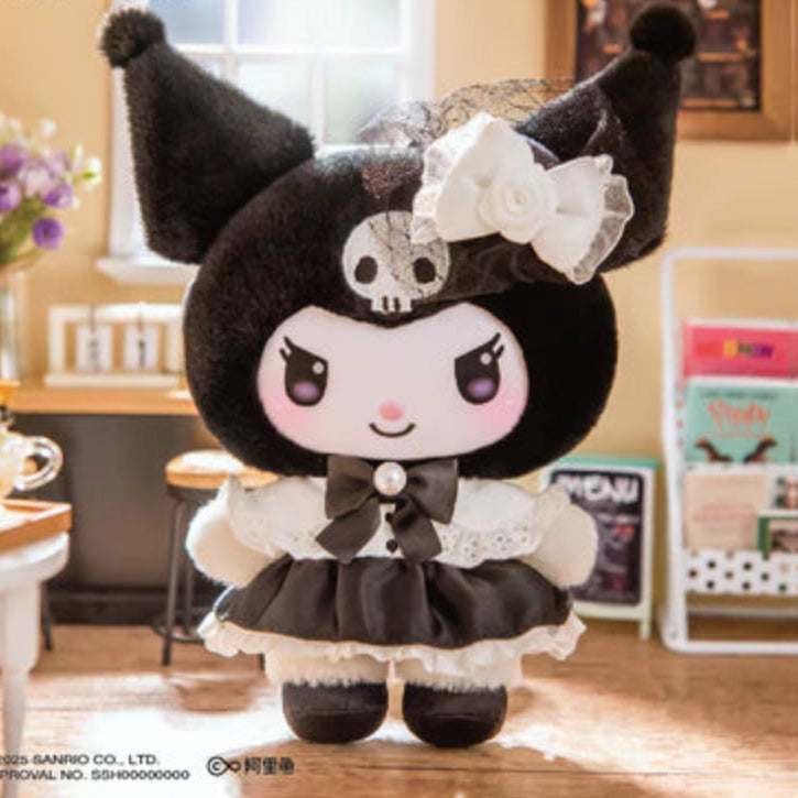 Sanrio Characters Sisters Outfit Vinyl Plush Keychain Blind Box, Kuromi edition 1