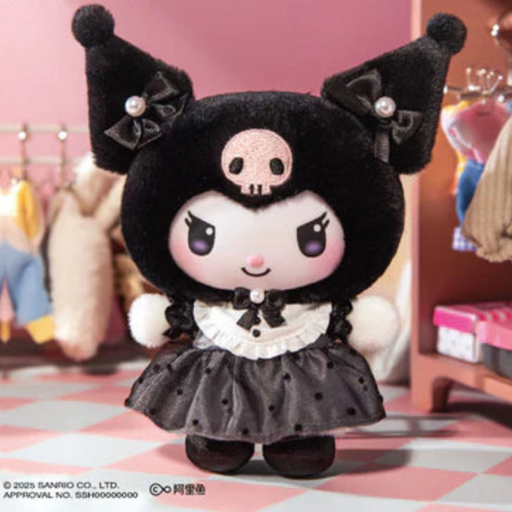 Sanrio Characters Sisters Outfit Vinyl Plush Keychain Blind Box, Kuromi edition 2
