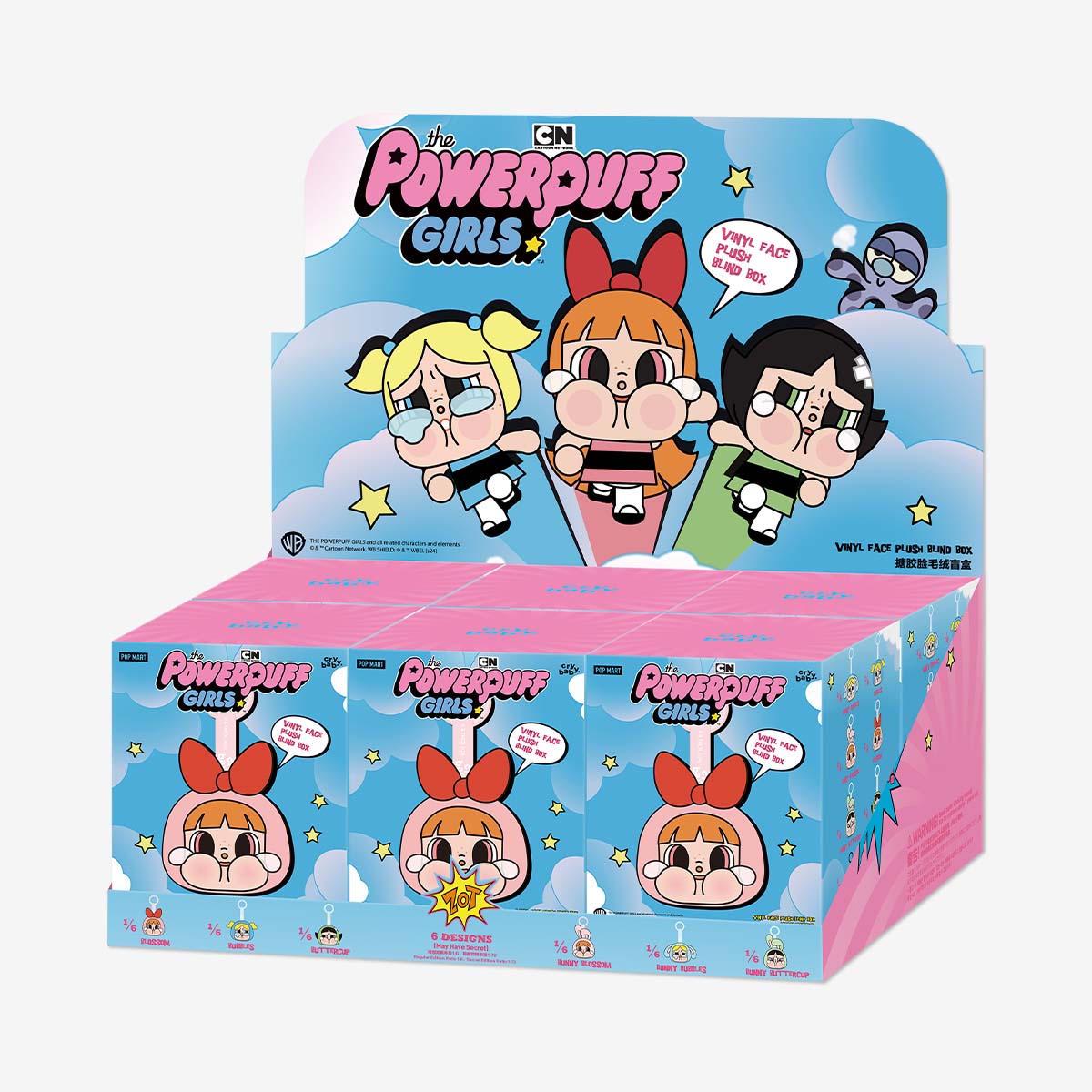 CRYBABY × Powerpuff Girls Series-Vinyl Face Plush Blind Box – Kore