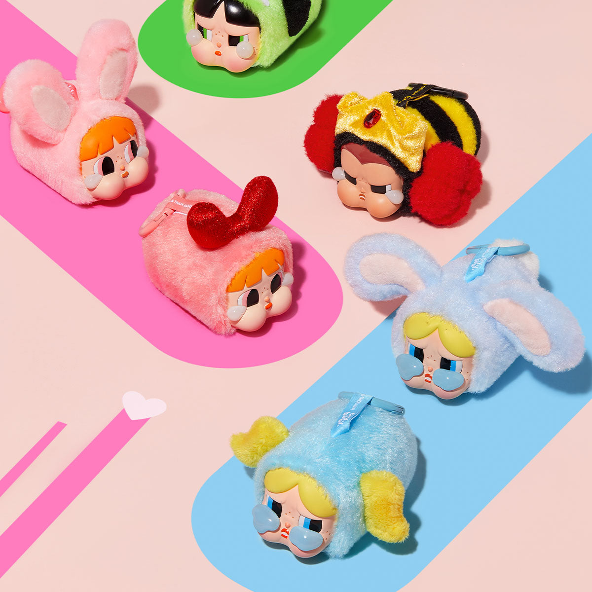 CRYBABY × Powerpuff Girls Series-Vinyl Face Plush Blind Box – Kore