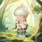 DIMOO Memories We Hold, the figure that you can get in blind boxes are displayed on a forest background
