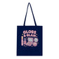 Kawaii Gloss & Glam Tote Bag in Navy Blue