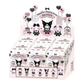 Sanrio Characters Sisters Outfit Vinyl Plush Keychain Blind Box, these are the boxes that the keychains come in
