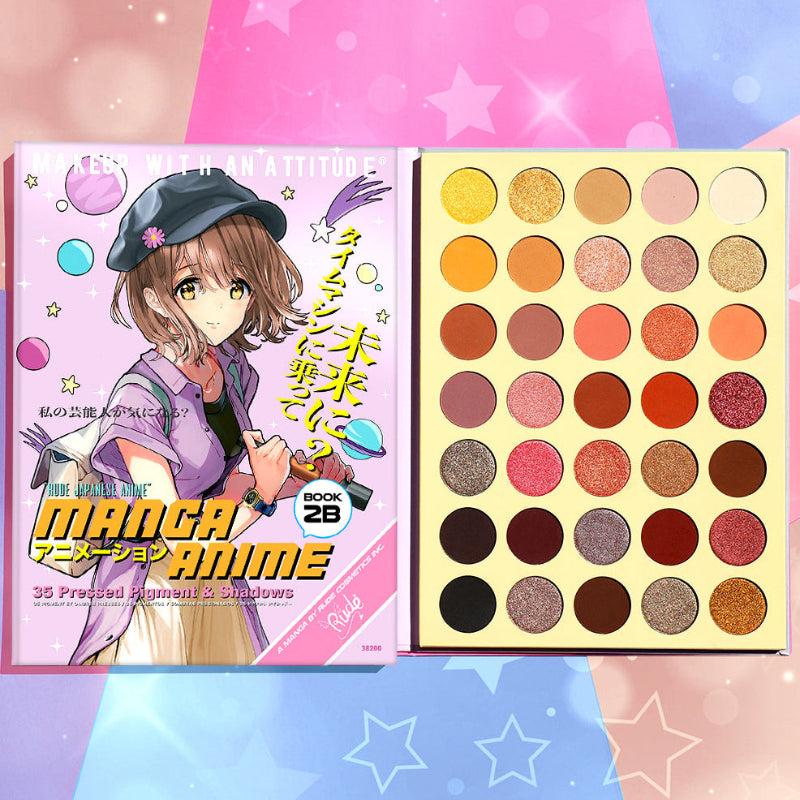 Kawaii Manga Anime 35 Pressed Pigment & Shadows Book 2B