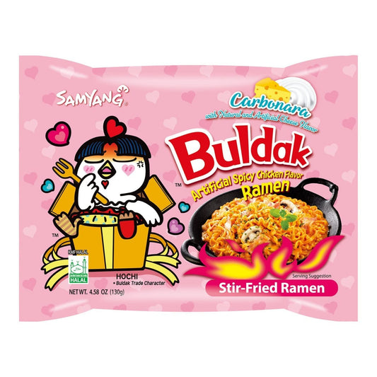 Buldak Spicy Chicken Carbonara Ramen - (140g)