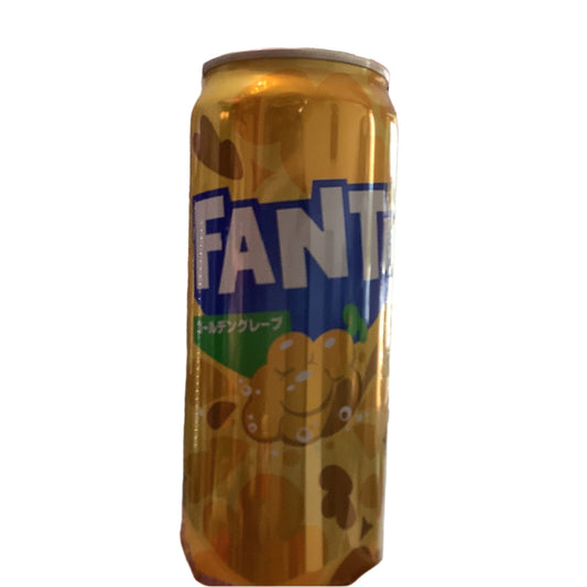 Fanta Golden Grape can - 16 Oz (Japan)