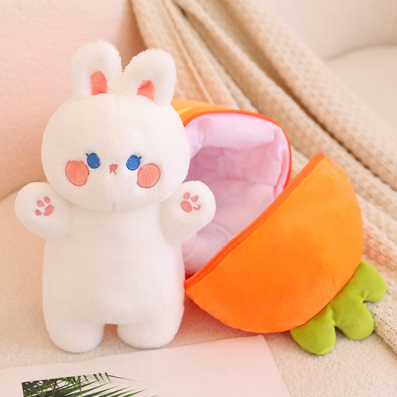 Kawaii Fruit Transform Bunny Plushie
