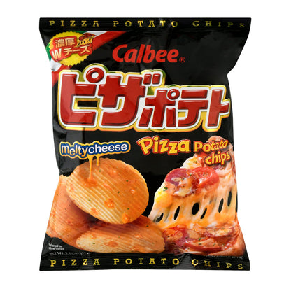 Calbee Melty Cheese Pizza Potato Chips  (Japan)