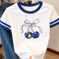Cute Cherry Bow T-Shirt