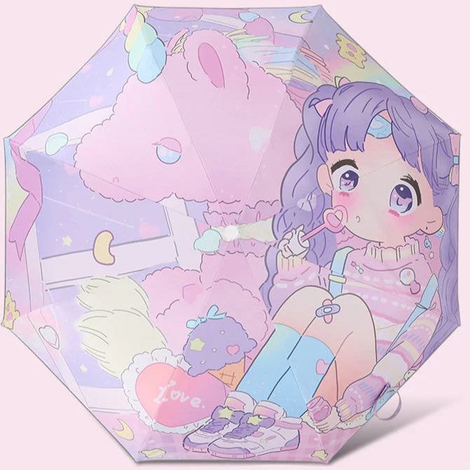 Cute Anime Girl Umbrellas