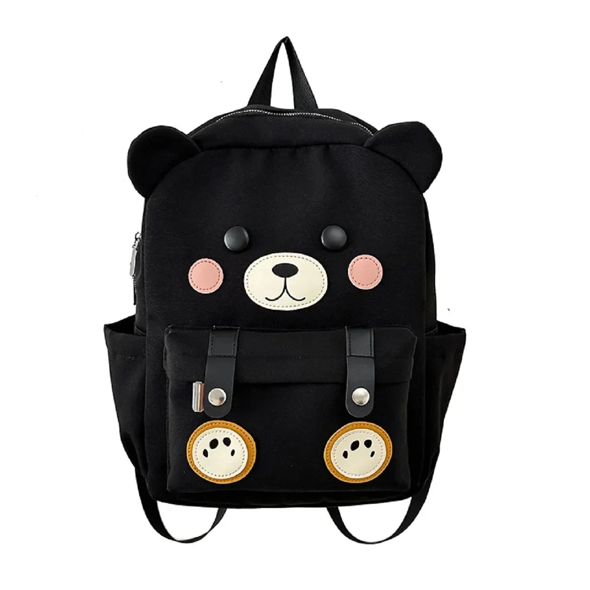 Cute Bear Backpack in Black