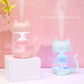 Cute Cat Air Humidifier With LED Light