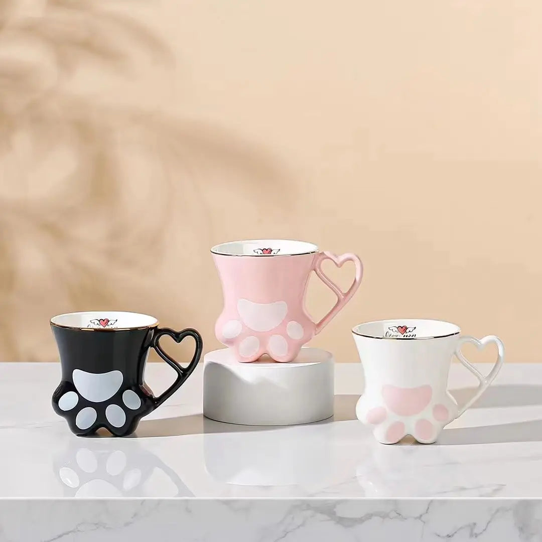 Kawaii Cat Paw Mugs