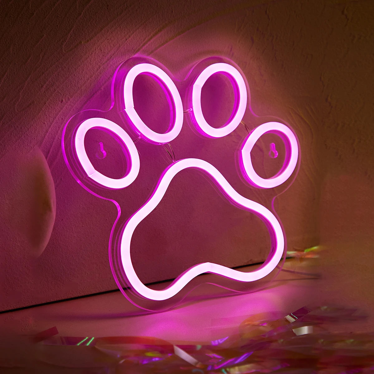 Kawaii Cat Paw Neon Light