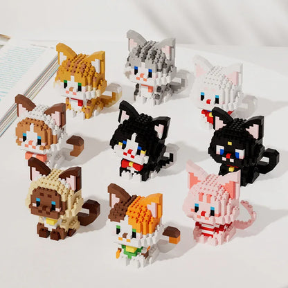 Cute Cats Building Block Toys