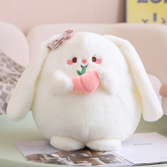 Cute Peach Bunny Plushie