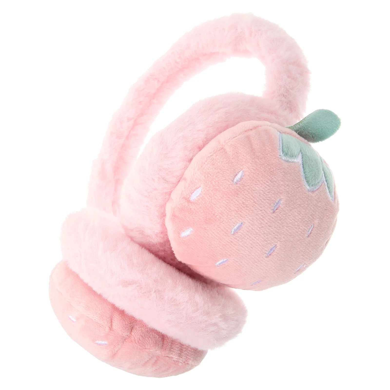 Cute Pink Strawberry Earmuffs