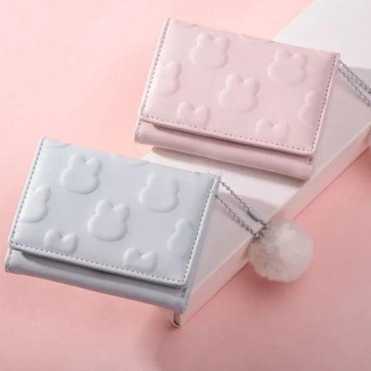 Embossed Bunny Pattern Wallets