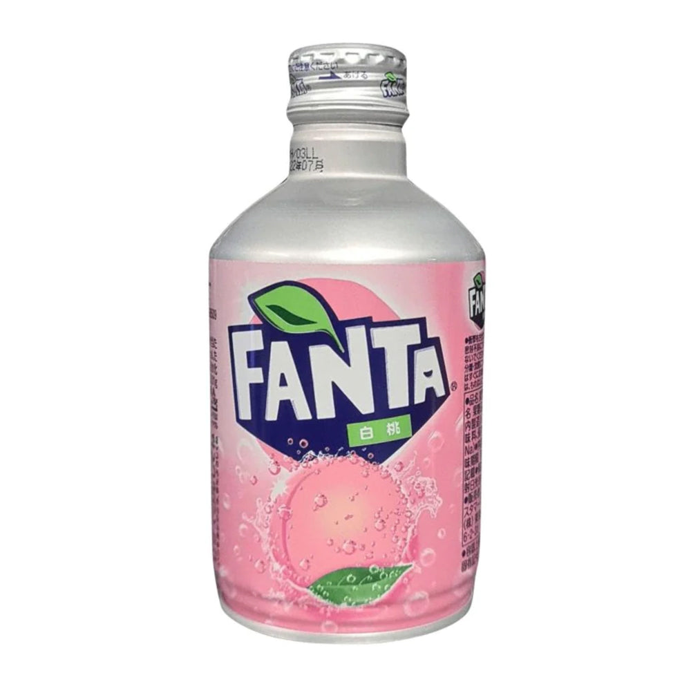 Fanta White Peach Aluminum Can (Japan)