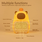 Capybara Night Light Alarm Clock Functions