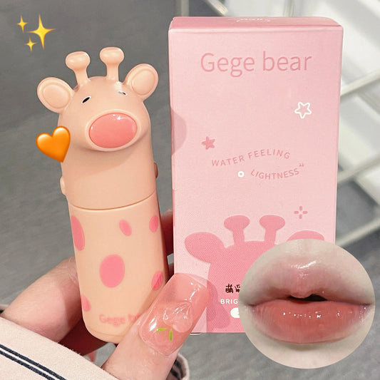 Gege Bear Giraffe Kawaii Lip Gloss