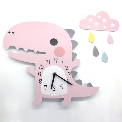 Kawaii Dinosaur Clock