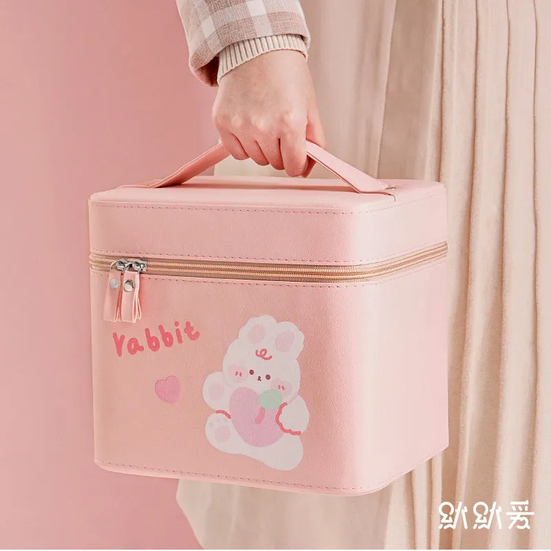 Cute Beauty Organizer Faux Leather Case – Kore Kawaii