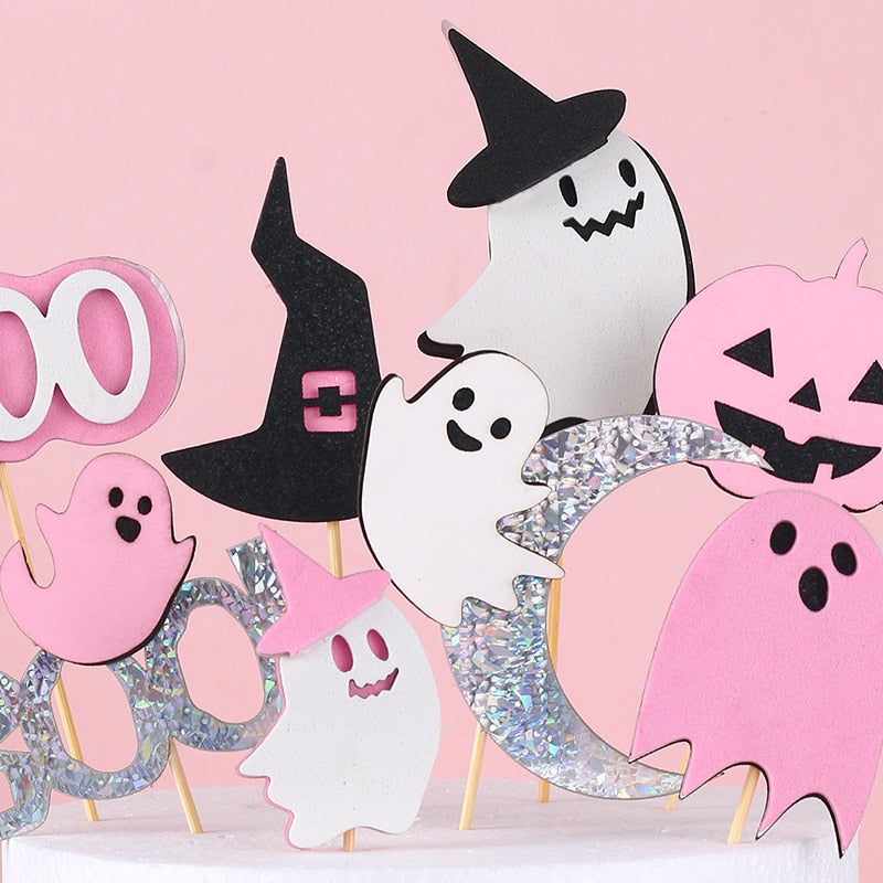 Kawaii Halloween Cake Decorations