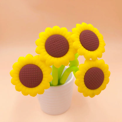 Kawaii Sunflower Gel Pens