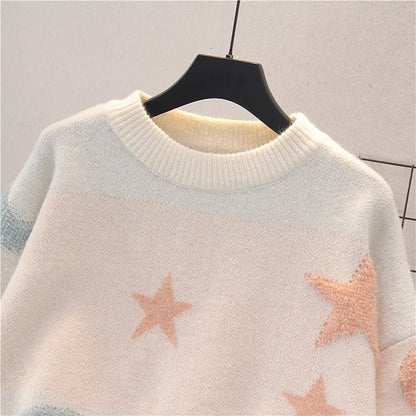 Pastel Moon & Stars Sweater