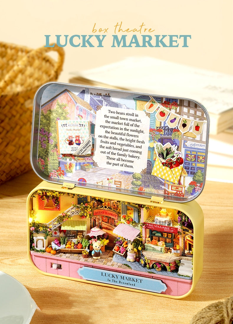 Kawaii Miniature Dollhouse Box Theatre