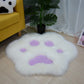 Kawaii Plush Cat Paw Rug