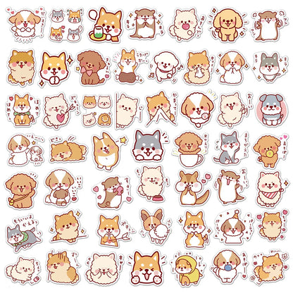 Kawaii Puppy Sticker Pack