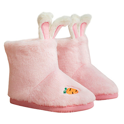 Kawaii Fluffy Bunny Indoor Boots