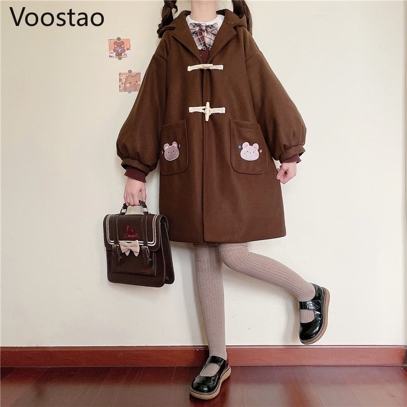 Kawaii winter clearance coat